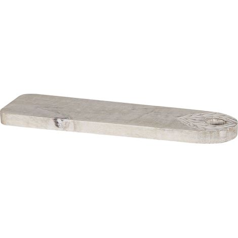 Plateau Présentoir de Service Support Gateaux et Pâtisseries Sculpté en Bois de Manguier Clair Asuan (1/5)