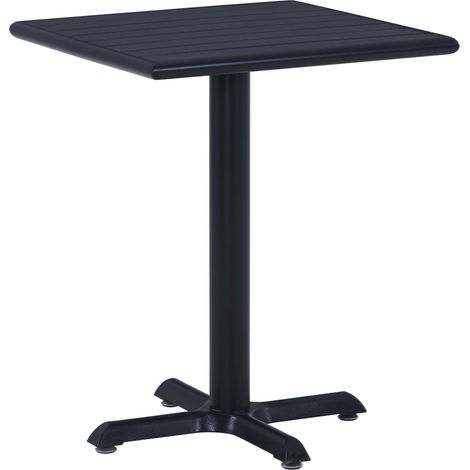 Gartentisch Schwarz 60x60x75 cm