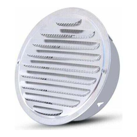 Ø 110 Mm Grille D'Aération - Ronde Grille D’Aération,Acier Inoxydable Grille D'Aération Trou,Ventilation Avec Filet, Rond Grille D'Aération De Tuyau D'Échappement (1/4)