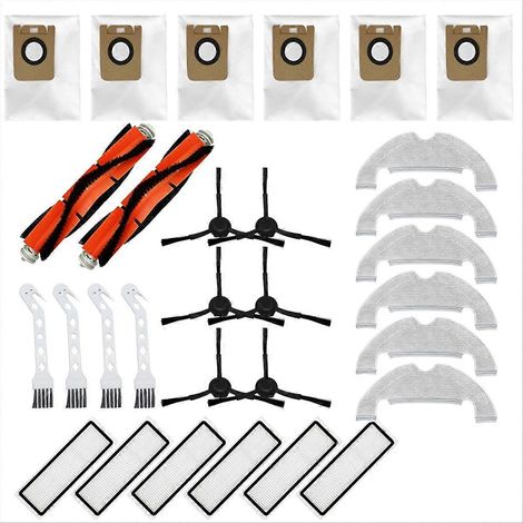 Pour L10 plus aspirateur robot brosse principale, brosse latérale filtre, sac poussière, étiquette Accessoires brosse (1/5)