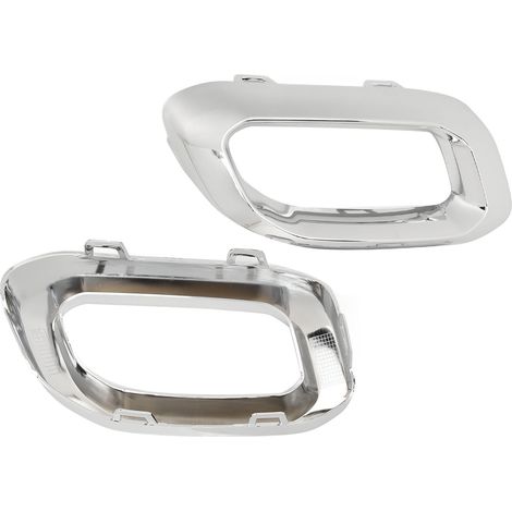 Auspuffblenden-Zierblende passend für Mercedes-Benz GLC, GLE, GLS-Klasse X253, C253, W167, V167, C167, X167, AMG Line (2020–2023), galvanisiert (1/5)