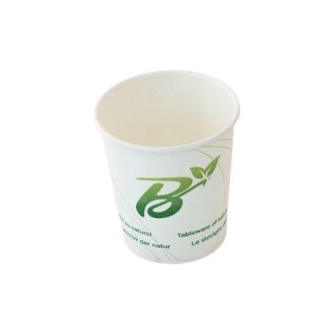 Verre jetable Bioplat 125 ml - 50 pièces - Ecobioshopping