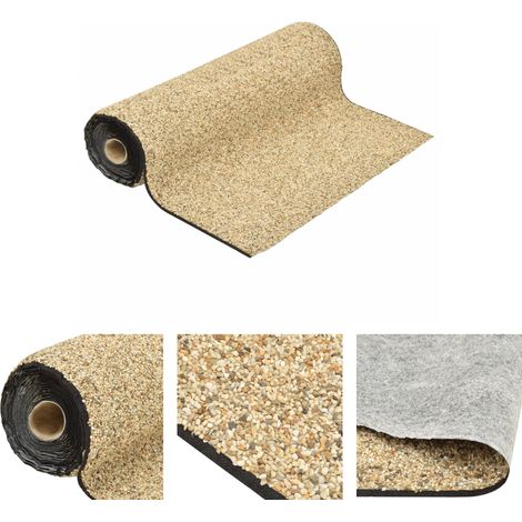 The Living Store Steinfolie Natur-Sand 300x100 cm -  Brunnen- & Teichzubehör (1/5)