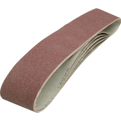 Nastri abrasivi, 100 x 915 mm - 5 pezzi, grano 80