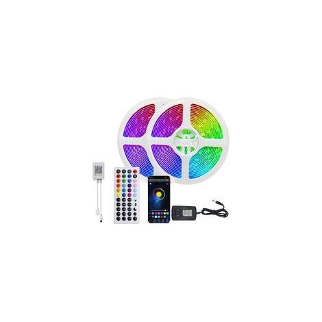 10m Ruban Led, Led Chambre, Bande Led Lumineuse Contrôlé par APP Bluetooth ou Télécommande 44 Touches, Synchroniser avec Rythme de Musique, RGB Bandeau Led pour Decoration Chambre (1/5)