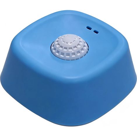 Gamelle Antidérapante pour Chien – Bol Lèche-Lent Sphérique en Silicone pour Alimentation Lente et Anti-Glouton – Bleu (1/2)