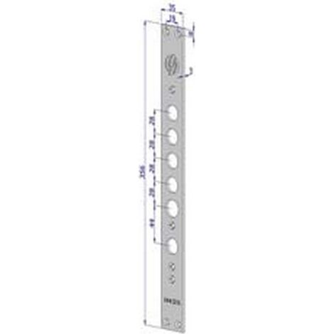 1PZ FRONTALE PER SERRATURE PORTE BLINDATE IN ACCIAIO INOX INTERNO 28 FR2530 - (FR2530XAI28)