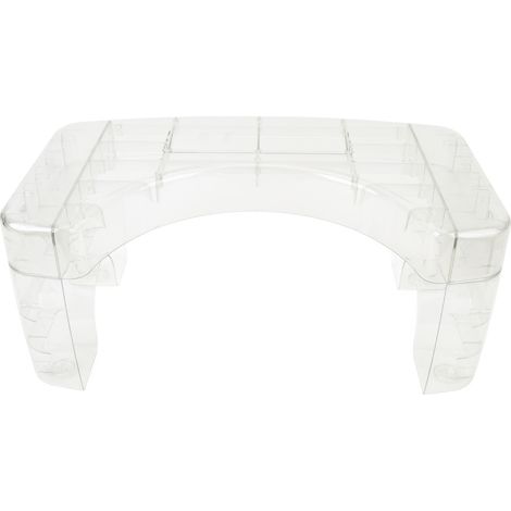 Tabouret de toilette portable, marchepied antidérapant pour enfants, transparent, pour salle de bain. (1/5)