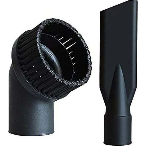 Brosse Ronde Et Buse Plate Pour Aspirateur Industriel Diamètre 44mm Intérieur (1/2)