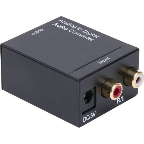 Moni Convertitore audio da Analogico R/L a Digitale/Toslink