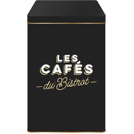 Boite de rangement à café en métal AU BISTROT Café (1/2)