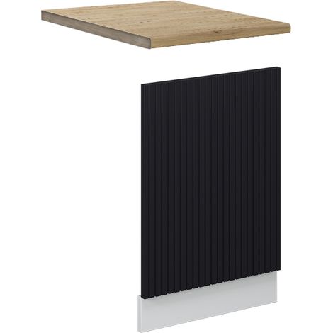Pannello frontale Fame-Line, Nero rigato, 45 cm , PL Rovere, Vicco (1/5)