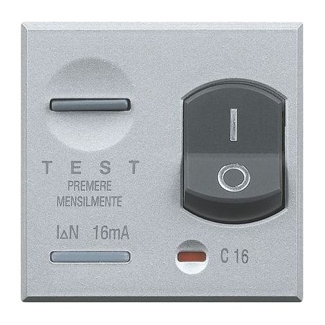 BTICINO HC4305/10 axolute - disjoncteur différentiel 1P+N 10A 10mA