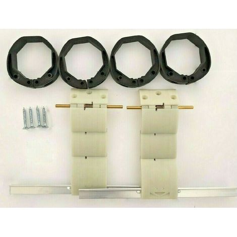 Blocchi di Sicurezza Antisollevamento Tapparelle Rullo 60 mm Coppia in Kit