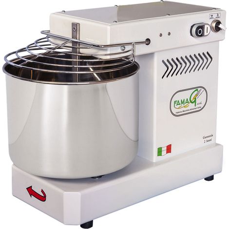 Impastatrice a Spirale Testa Fissa 8Kg 350W Famag IM8/230 10 Velocità