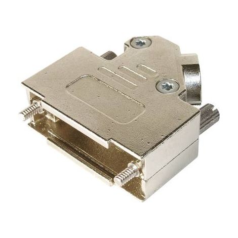 Capot SUB-D 9 pôles ASSMANN WSW AMET-09 RS-45 métal 45 ° argent 1 pc(s) D98748 (1/2)