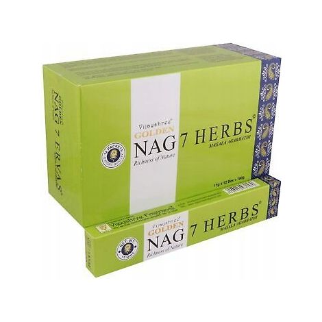 Bastoncini di incenso Golden Nag 15g - Sette Erbe G17
