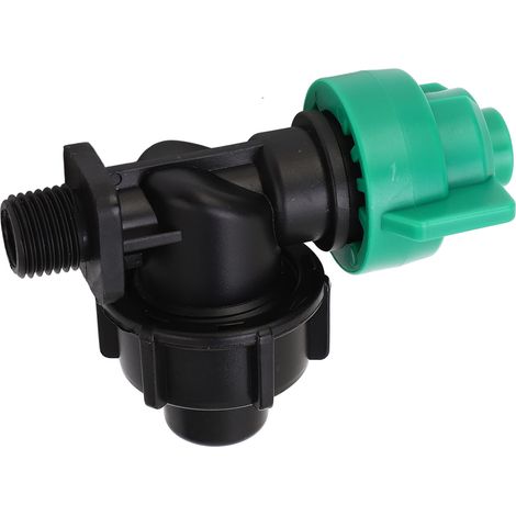 Buse de pulvérisation pour la protection des plantes, tête d'arrosage fixe en plastique avec filetage G1/4 et buse circulaire pour la modification de machines agricoles, verte