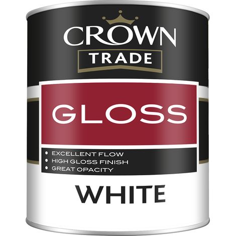 Crown Trade Gloss - White - 2.5L