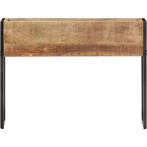 Maison Exclusive - Fioriera 90x20x68 cm in Legno di Mango Grezzo