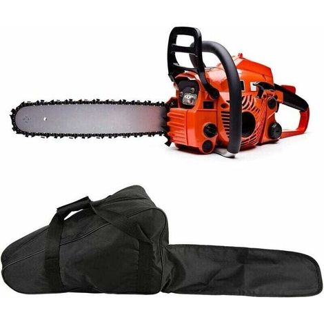 [NIEMALS VERWENDET] 90 cm Werkzeugtasche für Kettensägen, Tragbare Kettensägen-Tragetasche, Schwarz