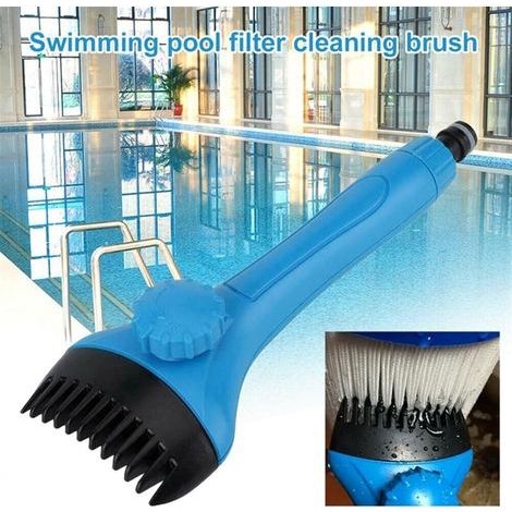 Accessorio per filtro piscina: cartuccia di pulizia per ugelli da montare a parete. Rimuove manualmente sporco e impurità da piscine, vasche idromassaggio e spa. (1/5)