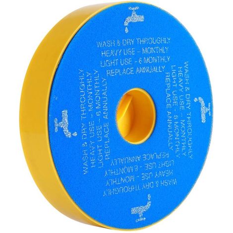 Filtre d'aspirateur Réutilisable Même épaisseur éponge Lavable Intérieur Prémoteur Filtre Accessoires de Nettoyage pour Dyson DC05 DC08 DC14 DC15 Nettoyage Maison A