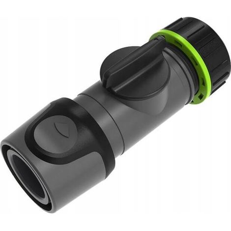 Conector rápido con válvula de plástico de 1/2 pulgada