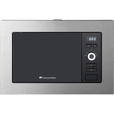 Vier Mikrowellen mit Grill CONTINENTAL EDISON MO20IXEG L59,5 x H38,8 cm x T34,35 cm 20L Edelstahl