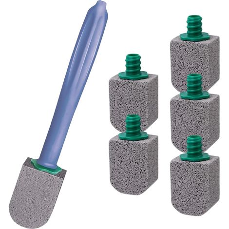 Pierre Ponce WC Brosse Toilettes, 6 Recharges Détartrage Naturel (1/5)