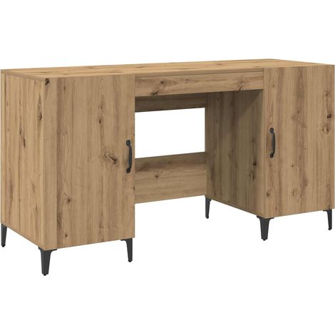 Maison Exclusive - Schreibtisch Kunsthandwerk Eiche 140 x 50 x 75