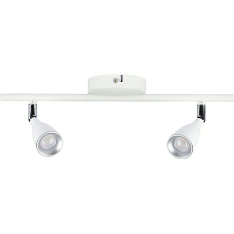2 X 4.5W LAMPADA DA PARETE  LUCE BIANCO NATURALE CORPO BIANCO 4000K                                      - Luce NATURALE (1/5)