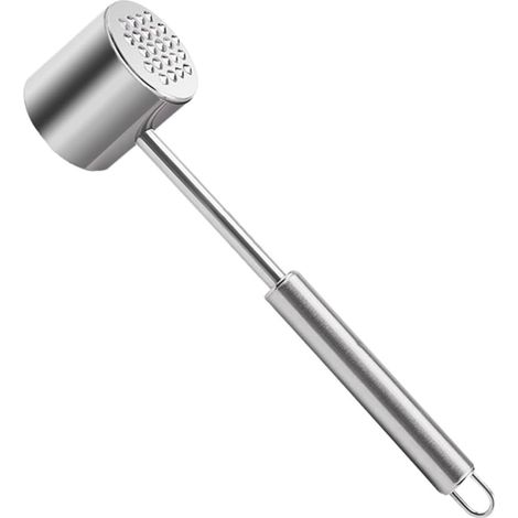 Fleischklopfer aus Metall, wiederverwendbares Küchengerät, ideal zum Grillen von Steaks und Hähnchen