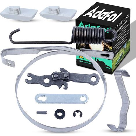 Bande de frein réparation Kit Pour Stihl MS250 MS230 MS210 025 023 021 Tronçonneuse Ressort plat Bande de pare-chocs de guidage pour 1123 162 7800, 1123 648 6600 (1/5)