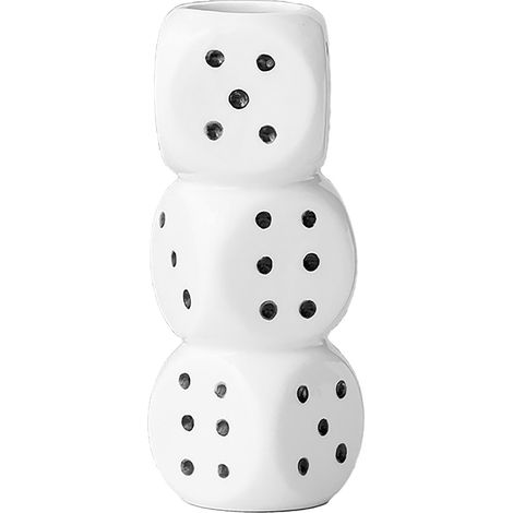 Vase Bois-Genès Dice en Céramique de Décor Nordique Mini pour Arrangements Floraux Élégants (1/2)
