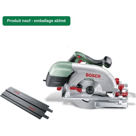[Produit neuf - emballage abîmé] Scie circulaire - BOSCH - PKS 66-2 - 1600W - 66 mm - Boîtier CleanSystem (1/2)