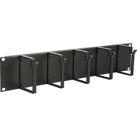 LOGON RAO105BL Zubehör of rack Panel of management of Kabel
