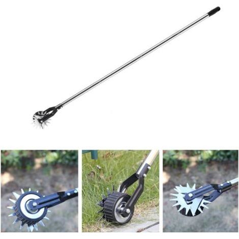 Coupe-bordures réglable 135 cm – Poignée en acier inoxydable – Lames dentelées pour coupe nette – Conception ergonomique