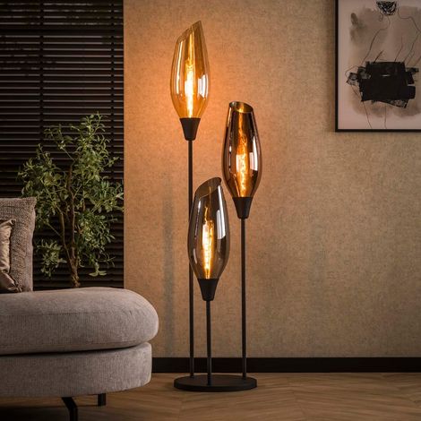Lampadaire design avec abat-jour en verre COCO 2 (1/4)