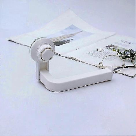 Porte-Papier Hygiénique à Ventouse pour Salle de Bain et Cuisine, Sans Perçage, Distributeur d'Essuie-Tout Gain de Place, Fixation Murale (1/5)