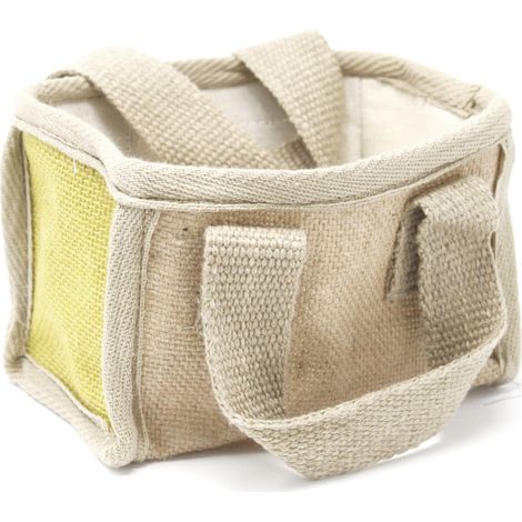 Mini Panier de Courses - 16x10x12cm - Olive- Vendu par 1