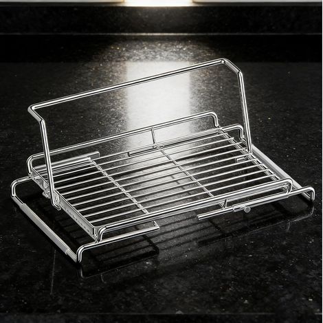 Égouttoir de comptoir  Égouttoir à vaisselle extensible en acier inoxydable  Égouttoir de stockage  Pour fourchettes baguettes assiettes cuillères ustensiles vaisselle argenterie