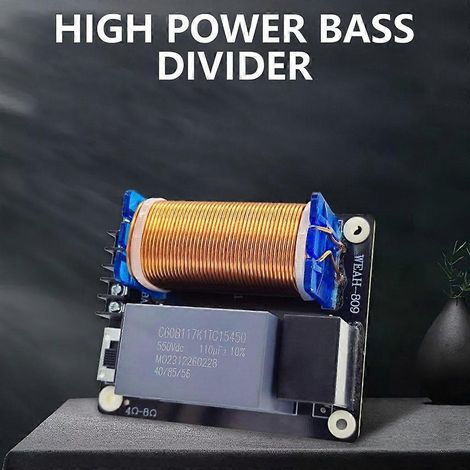 Filtre de croisement diviseur de fréquence puissant de 1500 W pour subwoofer et haut-parleurs (1/4)