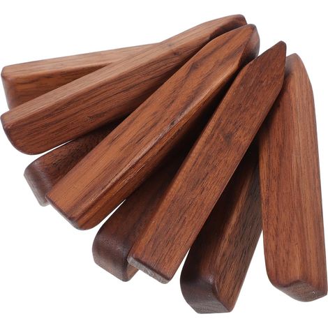 Dessous de plat en bois de noyer en forme d'arbre, thermorésistant, pour table de cuisine (1/5)