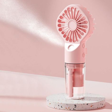 Ventilateur Brumisateur Portable Rechargeable sur Batterie pour Rafrachissement Personnel en Intérieur ou Extérieur (1/4)