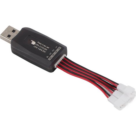 Chargeur Micro USB CX405 4CH pour Batteries Lipo LiHV 3.7V 3.8V 1S - Hélicoptère RC et Modélisme (1/5)
