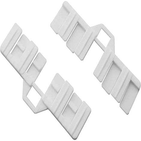 Accessoires pour stores verticaux à quatre griffes en PVC, accessoires pour stores vénitiens verticaux à quatre griffes en plastique (10 pièces)