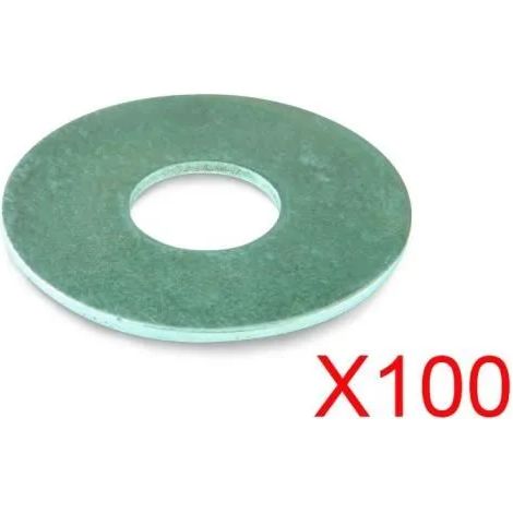 SUKI 6113173 - RONDELLE PENNY ACCIAIO ZINCATO M6 SET DI 100