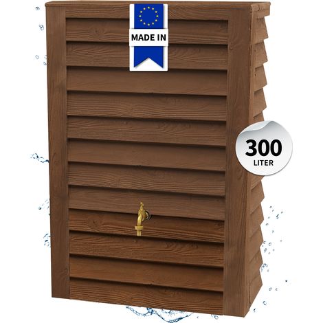GARANTIA WOODY Junior Wandtank 300 Liter darkwood