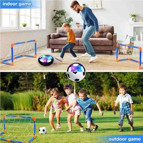 Air Power Football - Jouet Enfant Ballon de Foot Rechargeable - Cadre de 2 Buts Jouet de Cadeaux de Ballon de Sport de Plein air d'i (1/4)